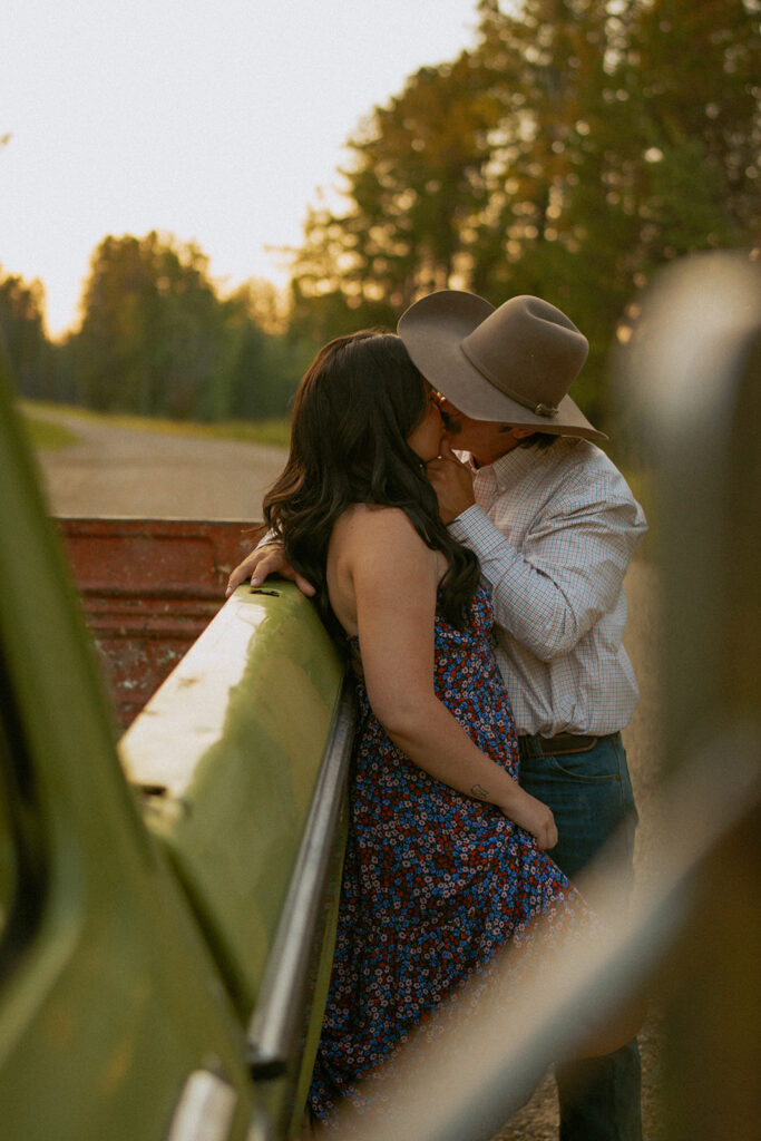 Western Couple's Photoshoot in Edson Alberta