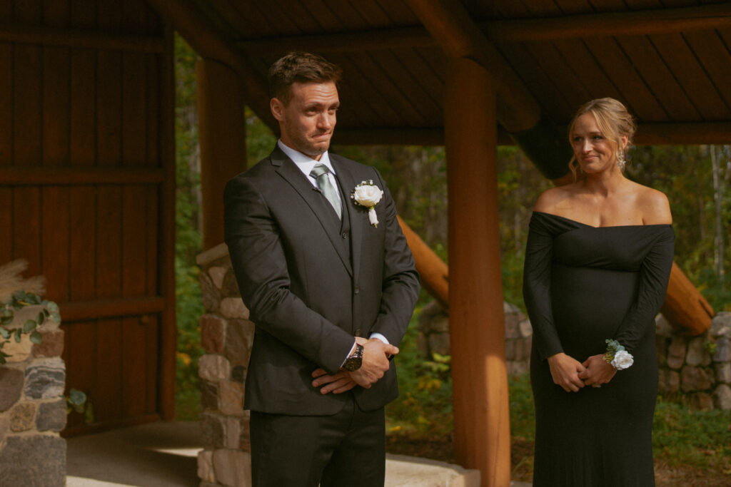 Red Deer Alberta camp wedding