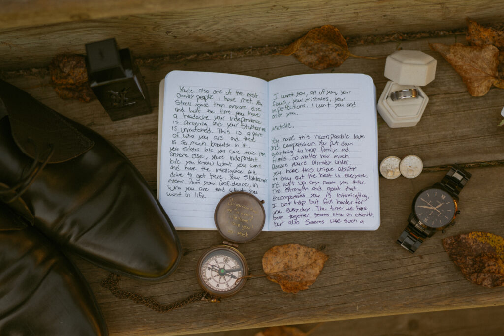 Groom Details Fall Wedding in Red Deer