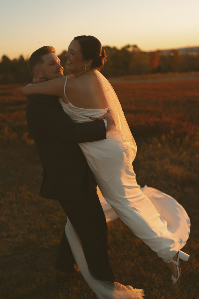 Bride’s veil blowing in the breeze at Schoodic Point, Acadia National Park.
