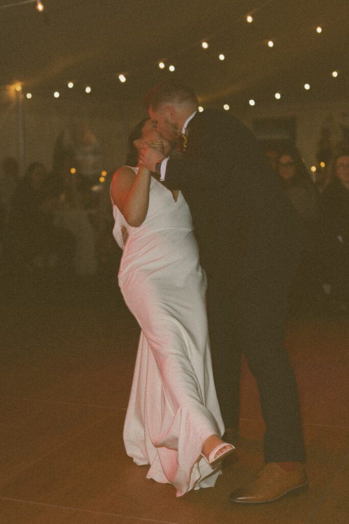 Maine Tent Wedding in the fall