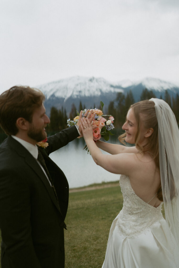 wedding ceremony candid photos at Fairmont JPL